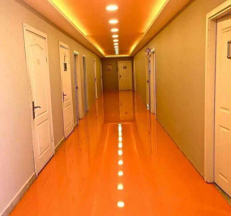 Portakal Desenli Epoksi Uygulaması 1